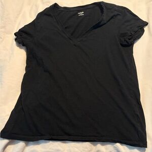 Madewell Black V-Neck T-Shirt